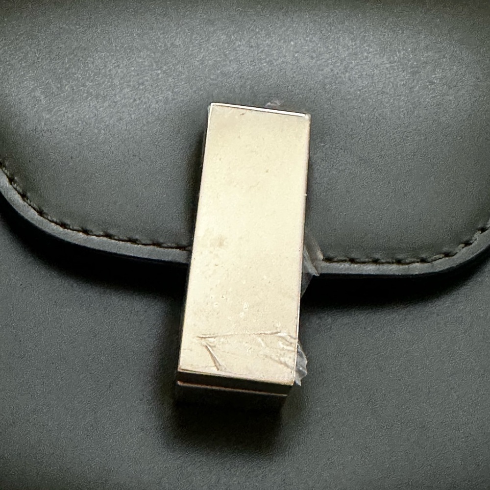 Valextra Dark Green Mini Bag with Gold Accents - Picture 5 of 16